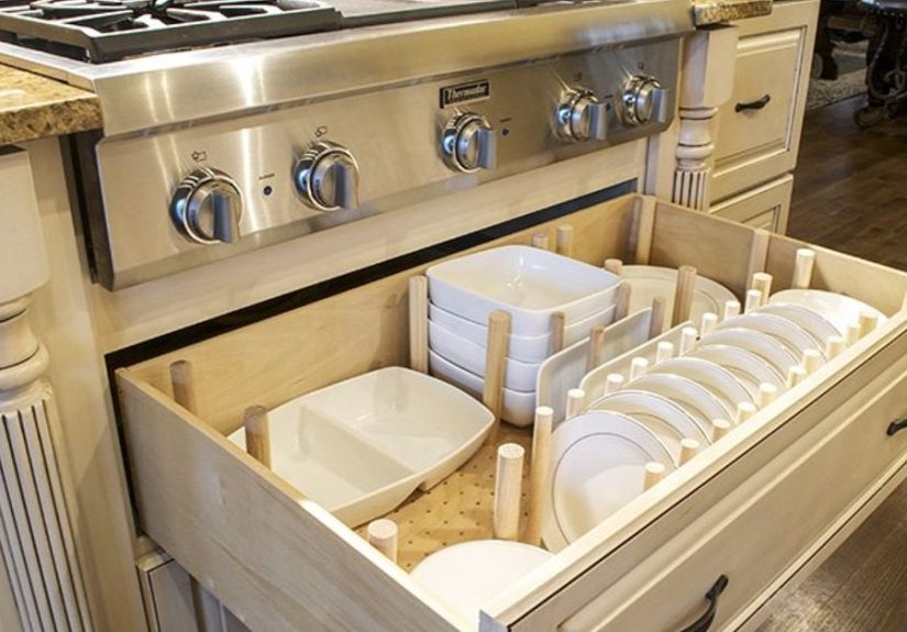 How To - Dish Drawer Organizer