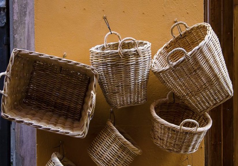 How to Hang Baskets on the Wall