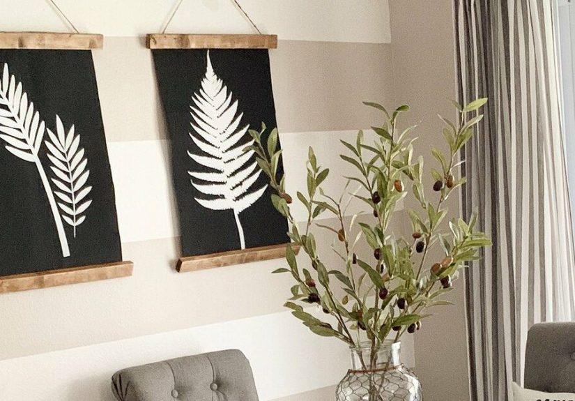 How to Make a Hanging Canvas Print DIY