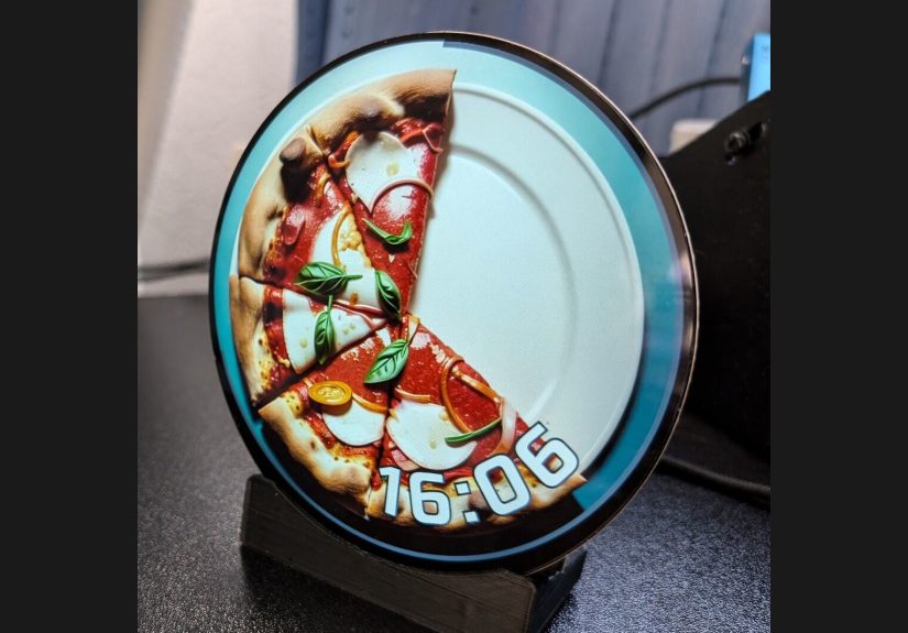 It’s Always Pizza O’Clock With This AI-Powered Timepiece