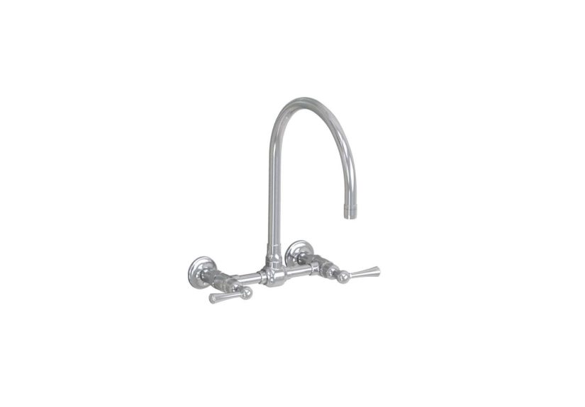 Jalco Wall Mount 10 in. Swivel Spout with Metal Lever