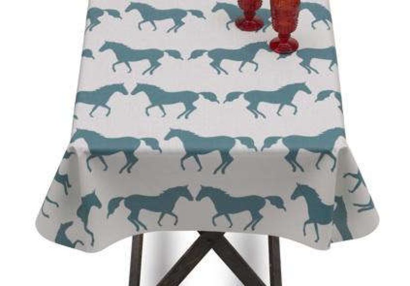 Outdoors: Kissing Horses Oilcloth from Anorak